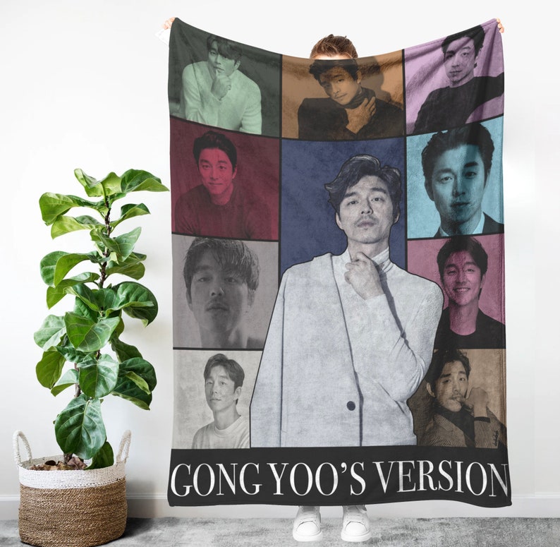 Gong Yoo Fleece Blanket, Kdrama Watching Blanket, Kdrama Blanket, Gift