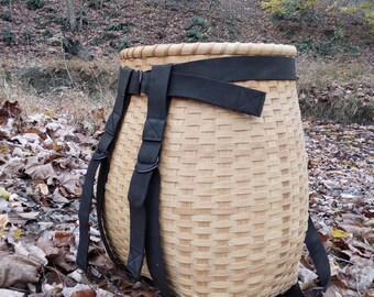 Vintage Bali Indonesian Rattan Backpack With Leather Trim  display picture 2