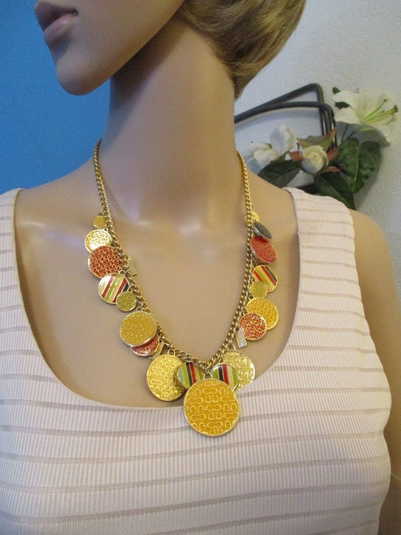 VINTAGE COACH Charm Bracelet Gem