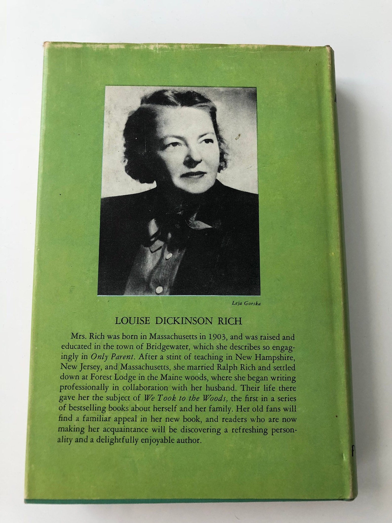 Only Parent by Louise Dickinson Rich 1953 Vintage Hardcover Etsy