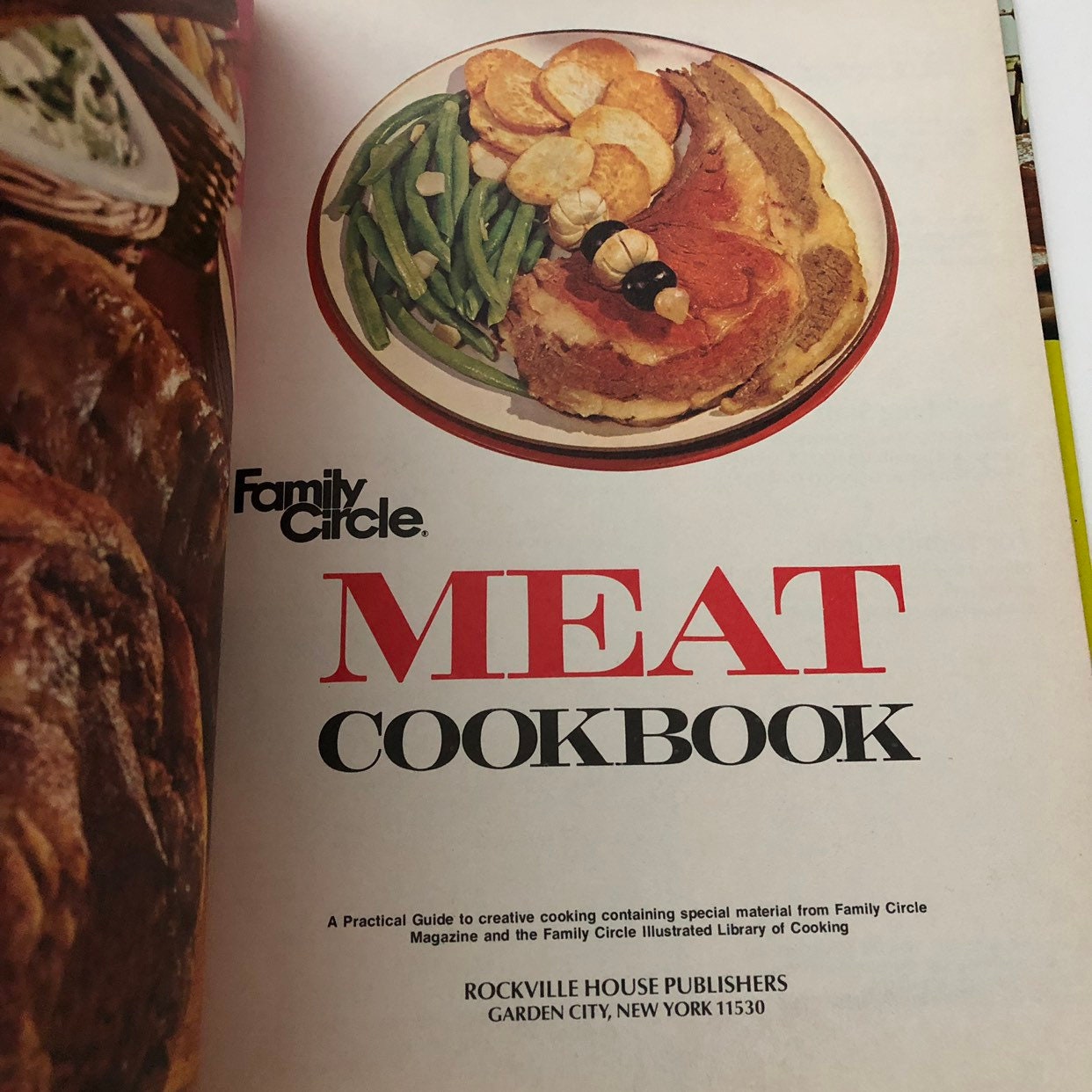 Family Circle Meat Cookbook 1978 Hardcover 