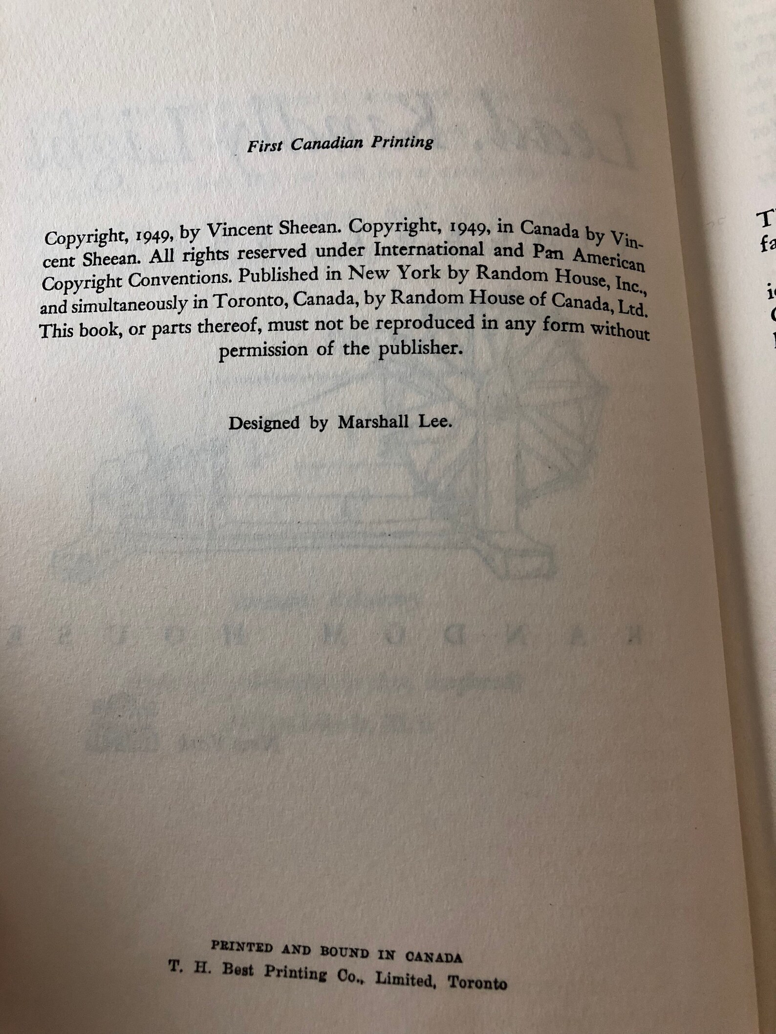 Vincent Sheean Lead Kindly Light First Edition Hardcovered Etsy