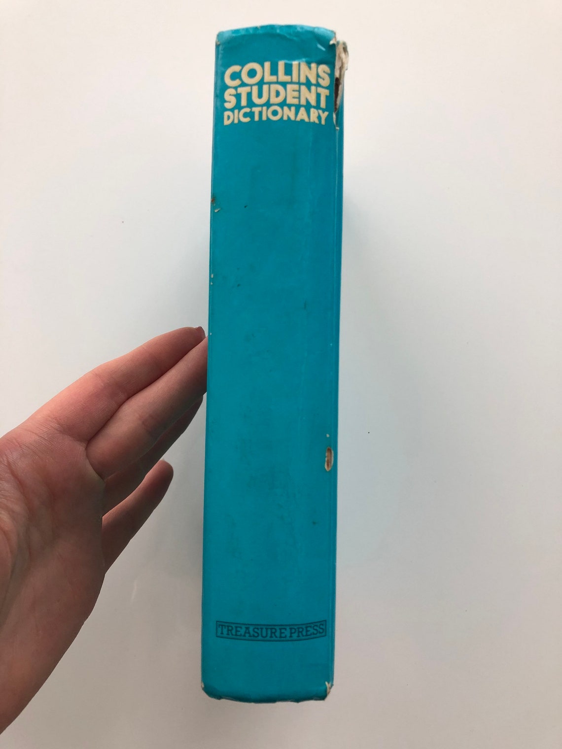 Collins Student Dictionary 1985 Hardcover Teal Blue Etsy Sweden