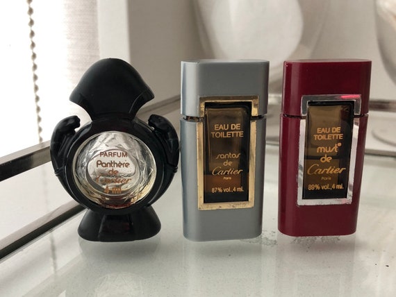 vintage Cartier perfume bottles | Etsy