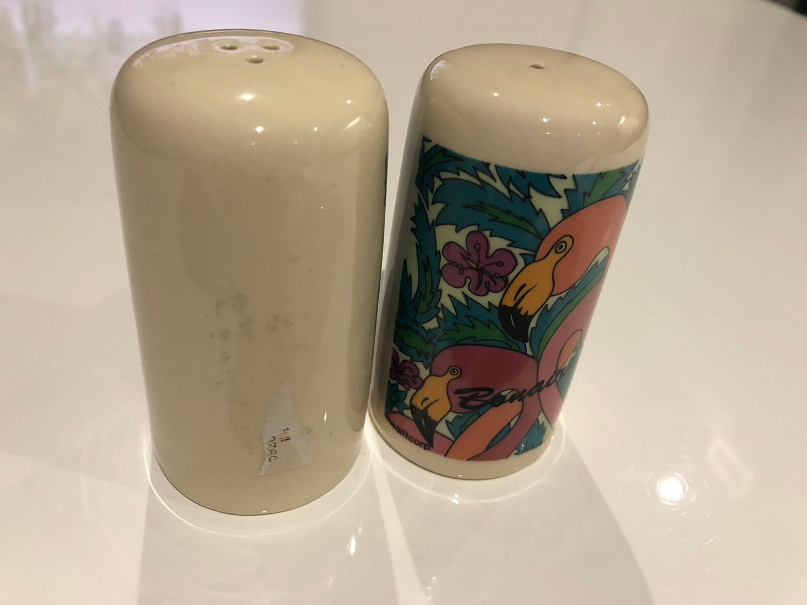 Vintage Kitschy Tropical Salt and Pepper Shakers From Bonaire Etsy