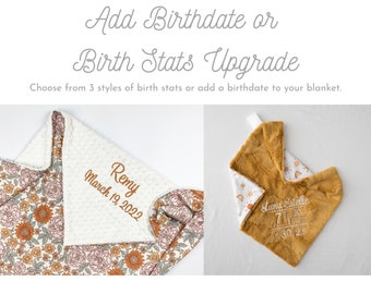 Date of Birth or Birth Stats Upgrade.