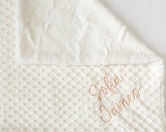 Custom Blanket, Design Your Own Baby Blanket, Minky, Baby Blanket with Name, Monogram, Plush Baby Blanket, Gender Neutral Gift, Baby Shower