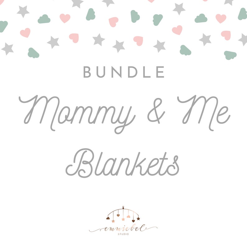Mommy and Me Blankets Matching Minky Blankets Adult Size Etsy