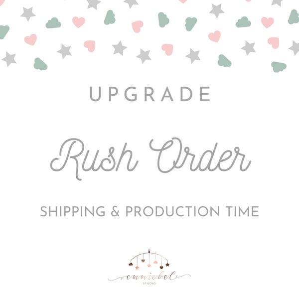 Rush Order | Expedited Shipping and Production Time