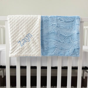 Custom Blanket, Design Your Own Baby Blanket, Minky, Baby Blanket with Name, Monogram, Plush Baby Blanket, Gender Neutral Gift, Baby Shower image 4