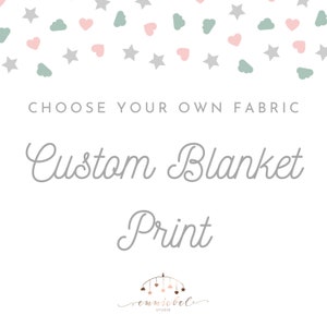Custom Print Personalized Blanket image 1