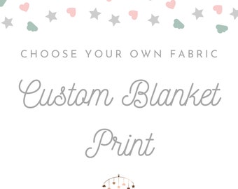 Custom Print Personalized Blanket
