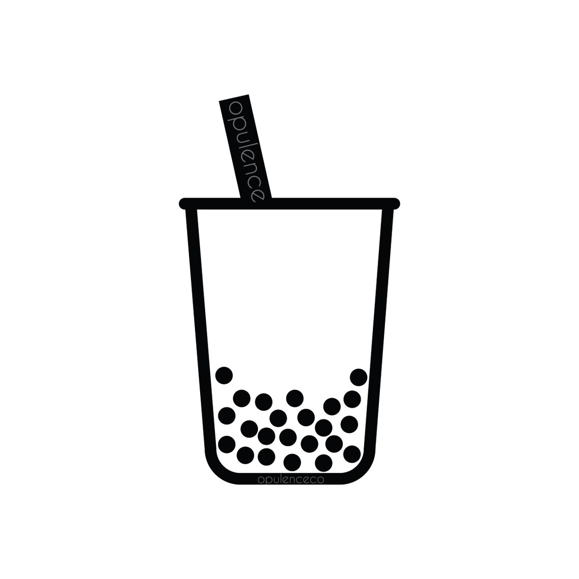 Cute Boba Vector Template Svg, Jpeg/jpg, Png & Eps Etsy