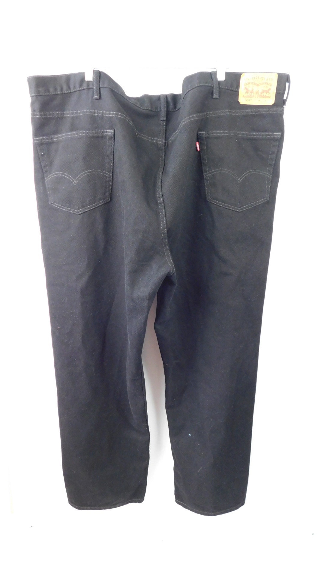 Mens Vintage 80s Authentic Levis Brand 550 Black Regular Fit