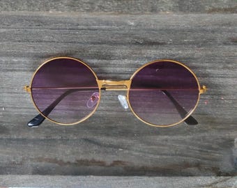 Purple ombre toned sunglasses plastic Stephanie Cat Eye Light Purple Sunglasses | GlassesShop main image 4