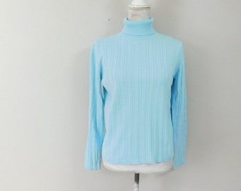 Sky Blue Turtleneck - Etsy