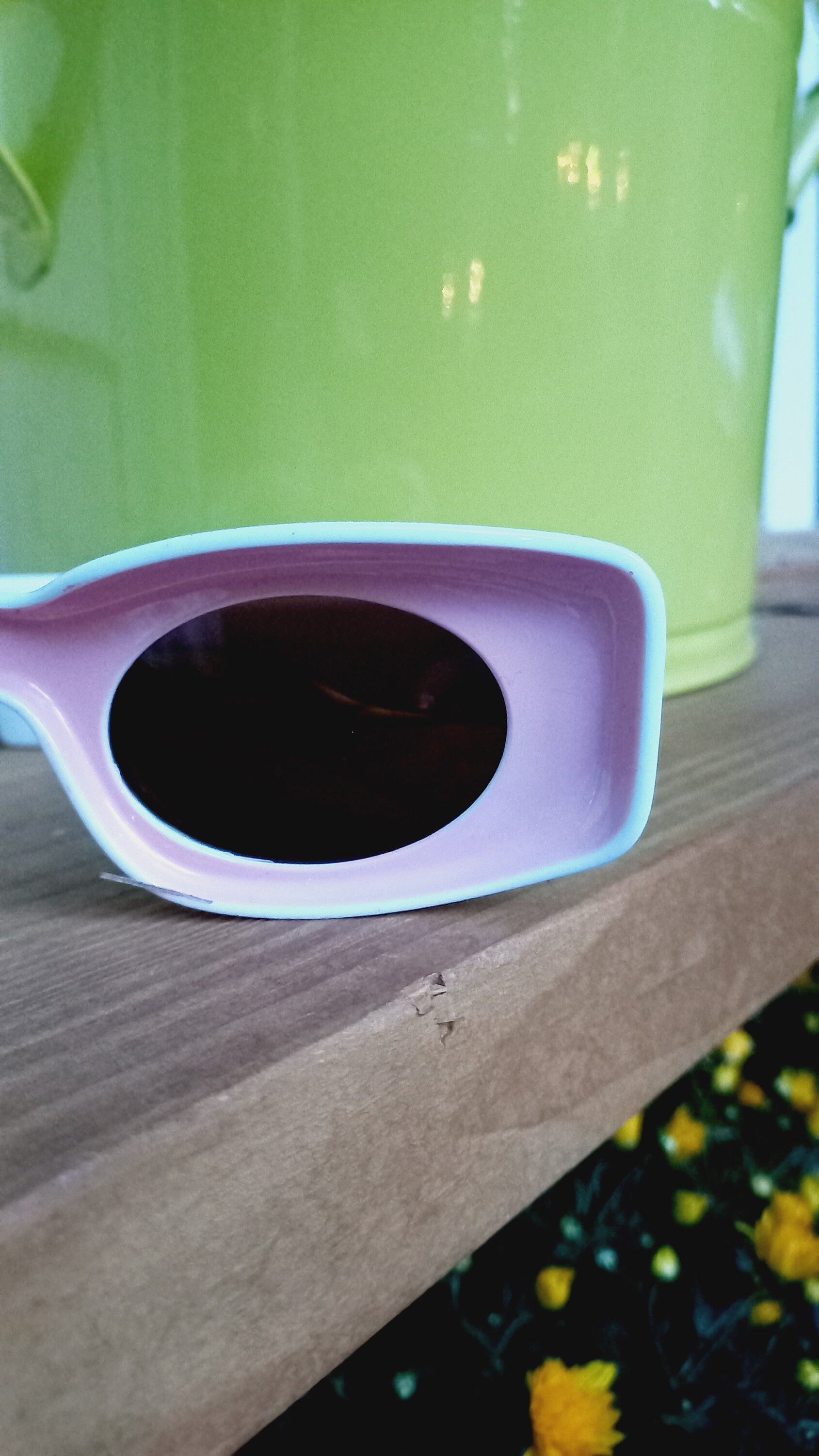 New Retro 1960s Two-Tone Color Oval Sunglasses white and pink Oval Acetate Sunglasses in Pink | Designer Sunglasses by  main image 3