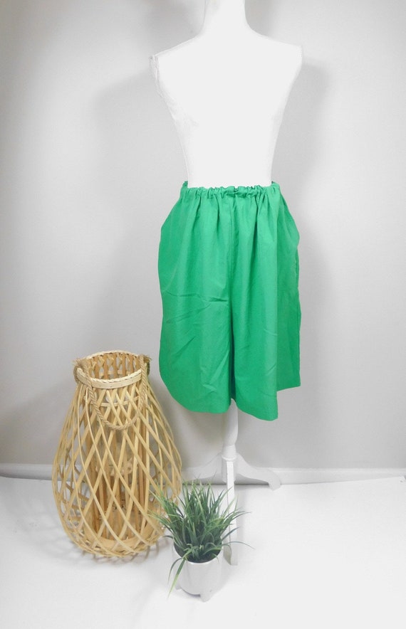 Vintage 1990s Southern Lady Kelly Green Elastic Hi