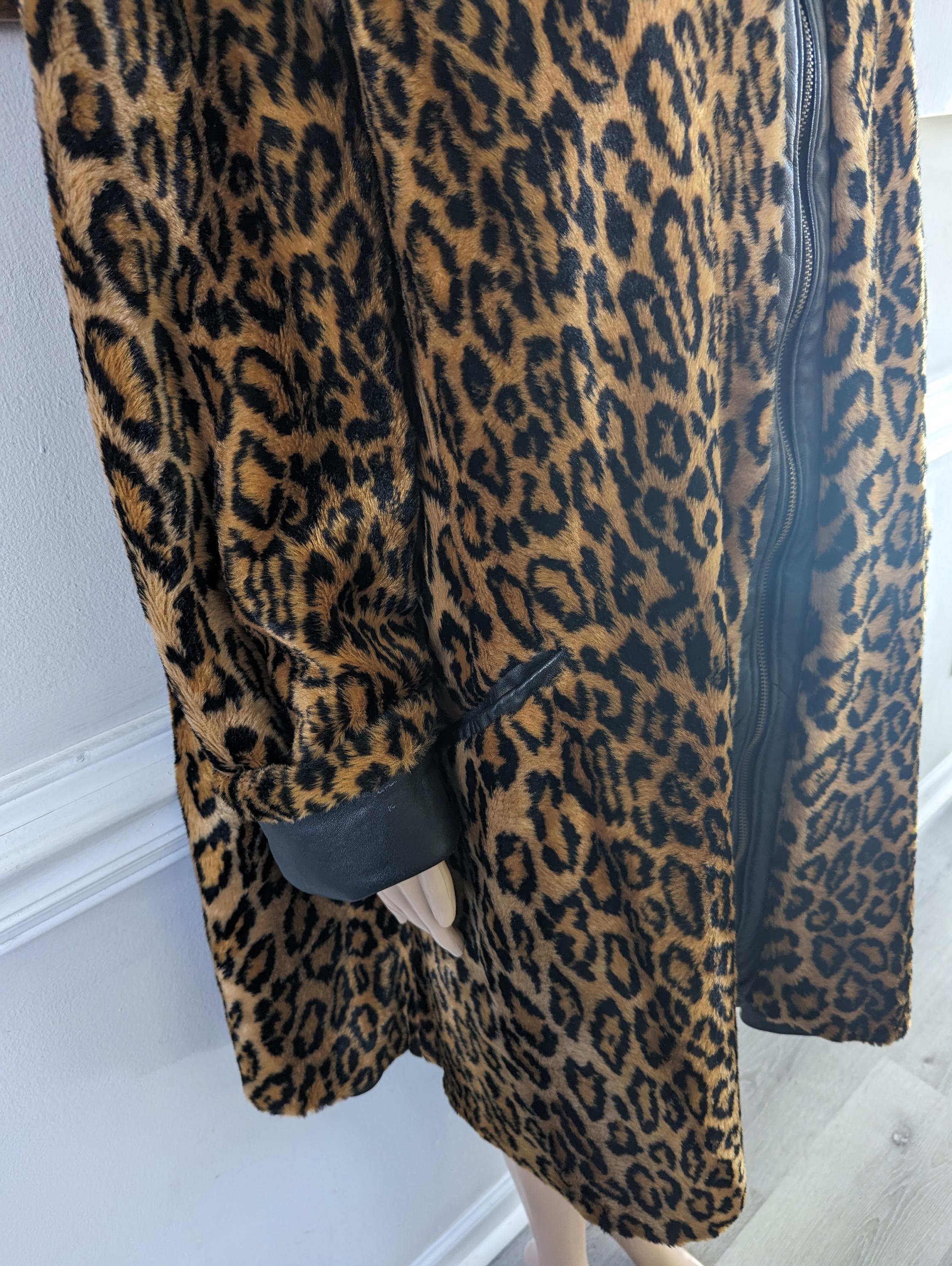 Vintage 80s J Percy for Marvin Richards Reversible Faux Fur