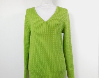 plus size lime green sweater