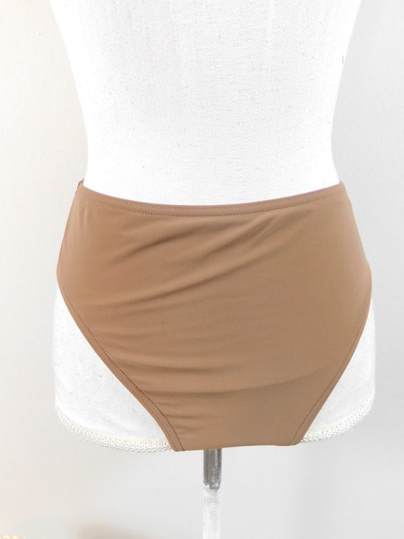 Vintage 90s Victorias Secret Tan Brown High Waist… - image 2