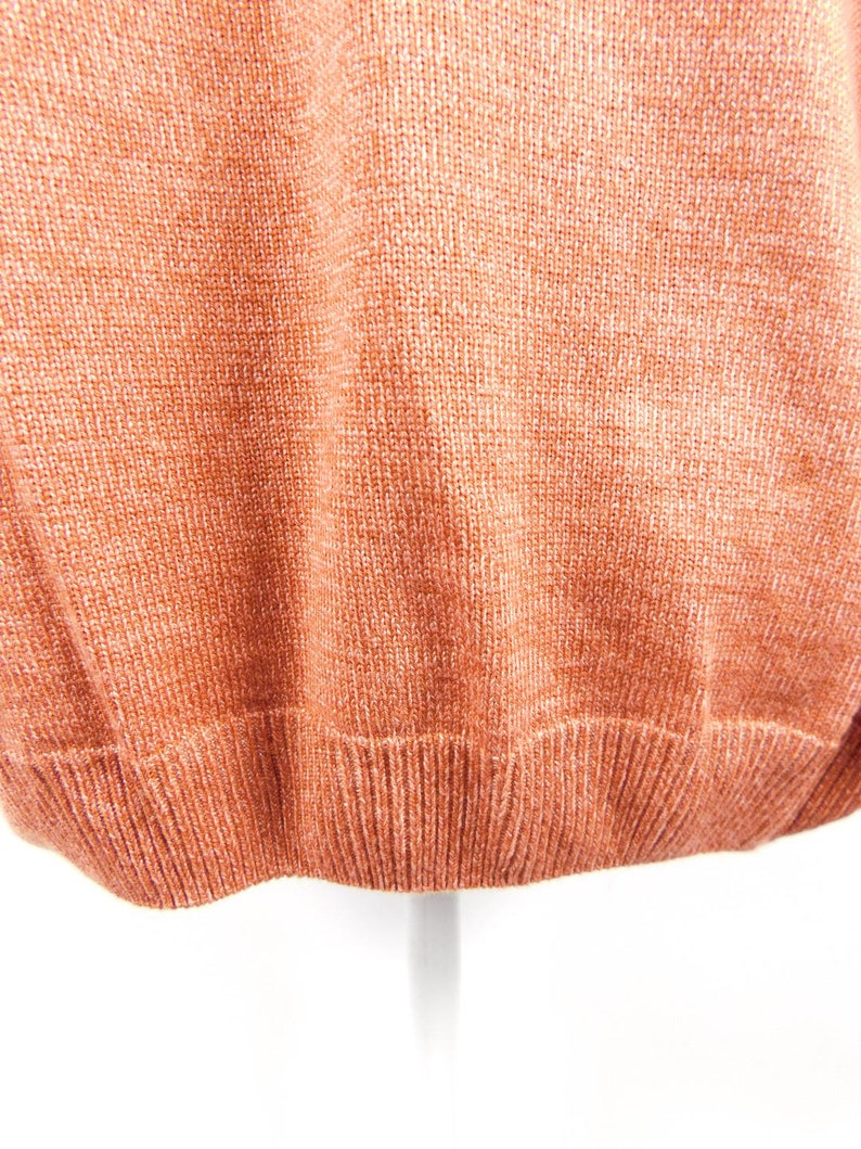 50/% SUMMER SALE Vintage 80s Alfred Dunner Mauve Pink Acrylic Knitted Oversized Lightweight Crewneck Short Sleeve Sweater Sz Large