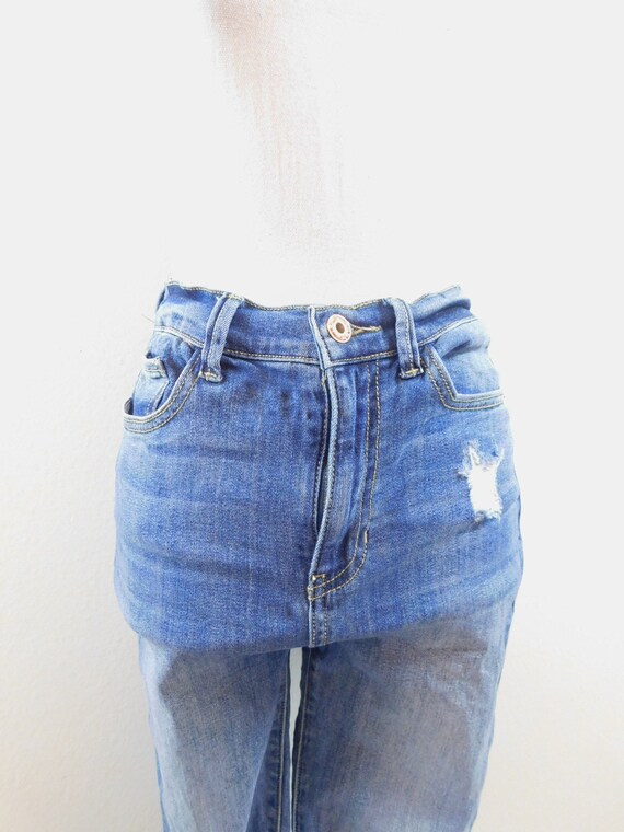Jean Femme Acne Studios Taille M - Style Rétro Année 2000, Droit, Délavé, Ceinture - Printemps, Neuf Sans étiquettes