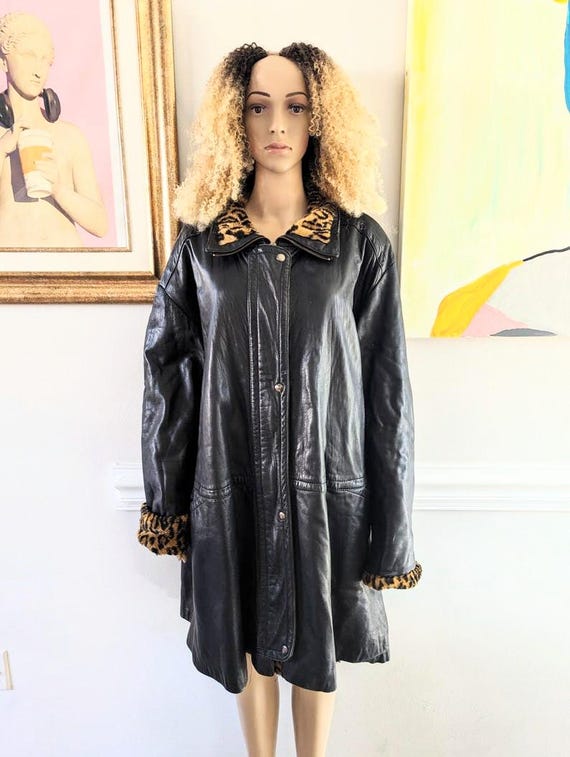 Vintage 80s J Percy for Marvin Richards Reversible Faux Fur