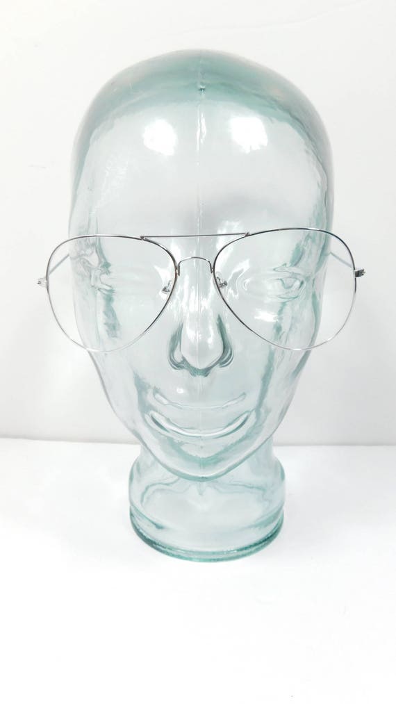 Uomo Vintage Retrò Stile Lenti Trasparenti Occhiali Unico Tondo - Foto 7