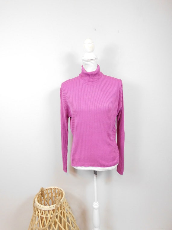 Chemise Ann Taylor à manches bouffantes et col à pompon TP