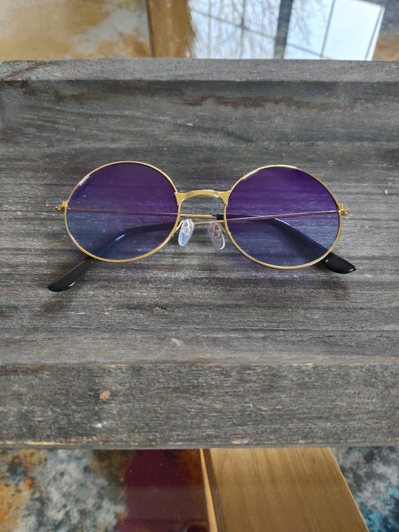 Oversized Vintage Round Sunglasses UV400 Protection Plastic Frames Women main image 4