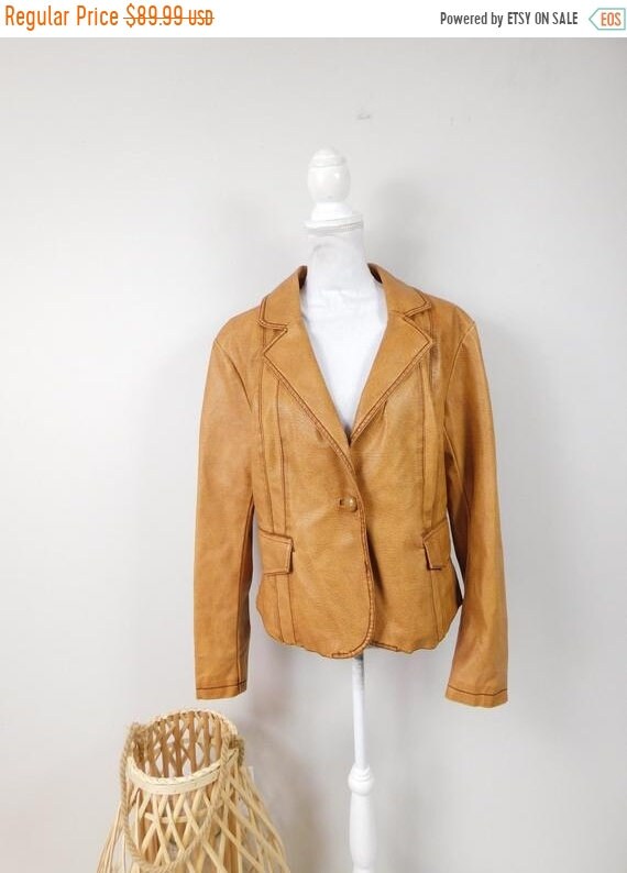 50% OFF WINTER SALE Vintage 90s Frida G. Tan Brown