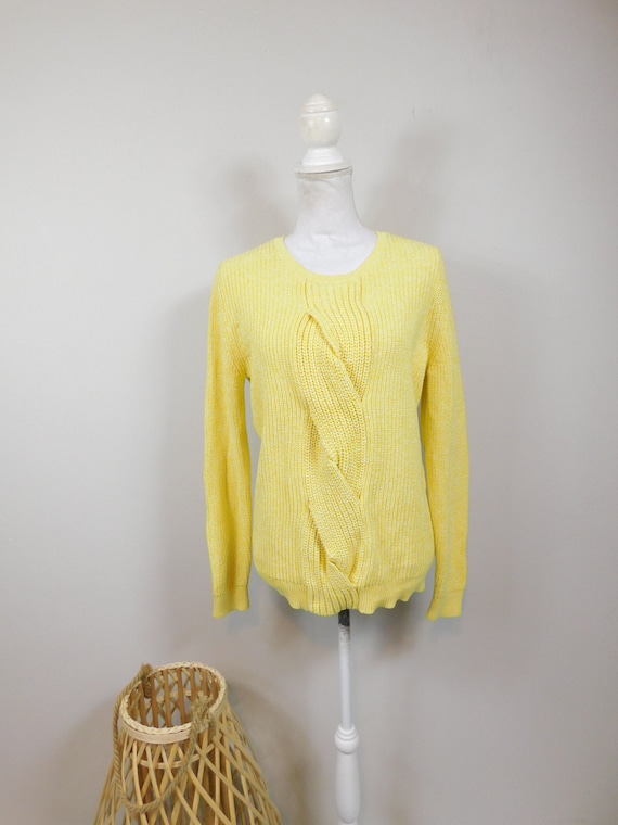 Talbots yellow sweater store