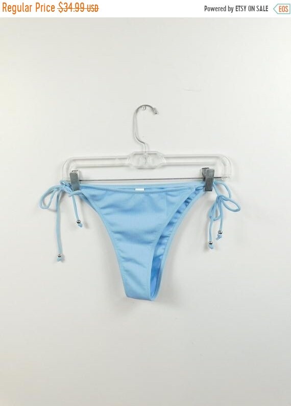 powder blue bathing suit