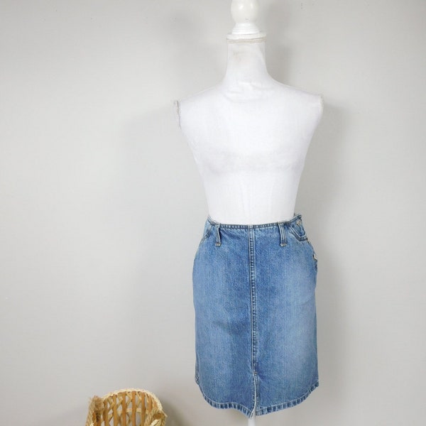 Bohemian Jean Skirt - Etsy