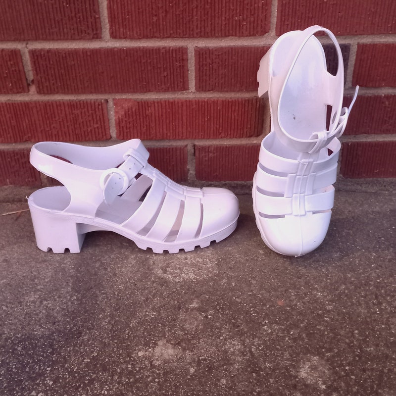 strappy jelly sandals womens