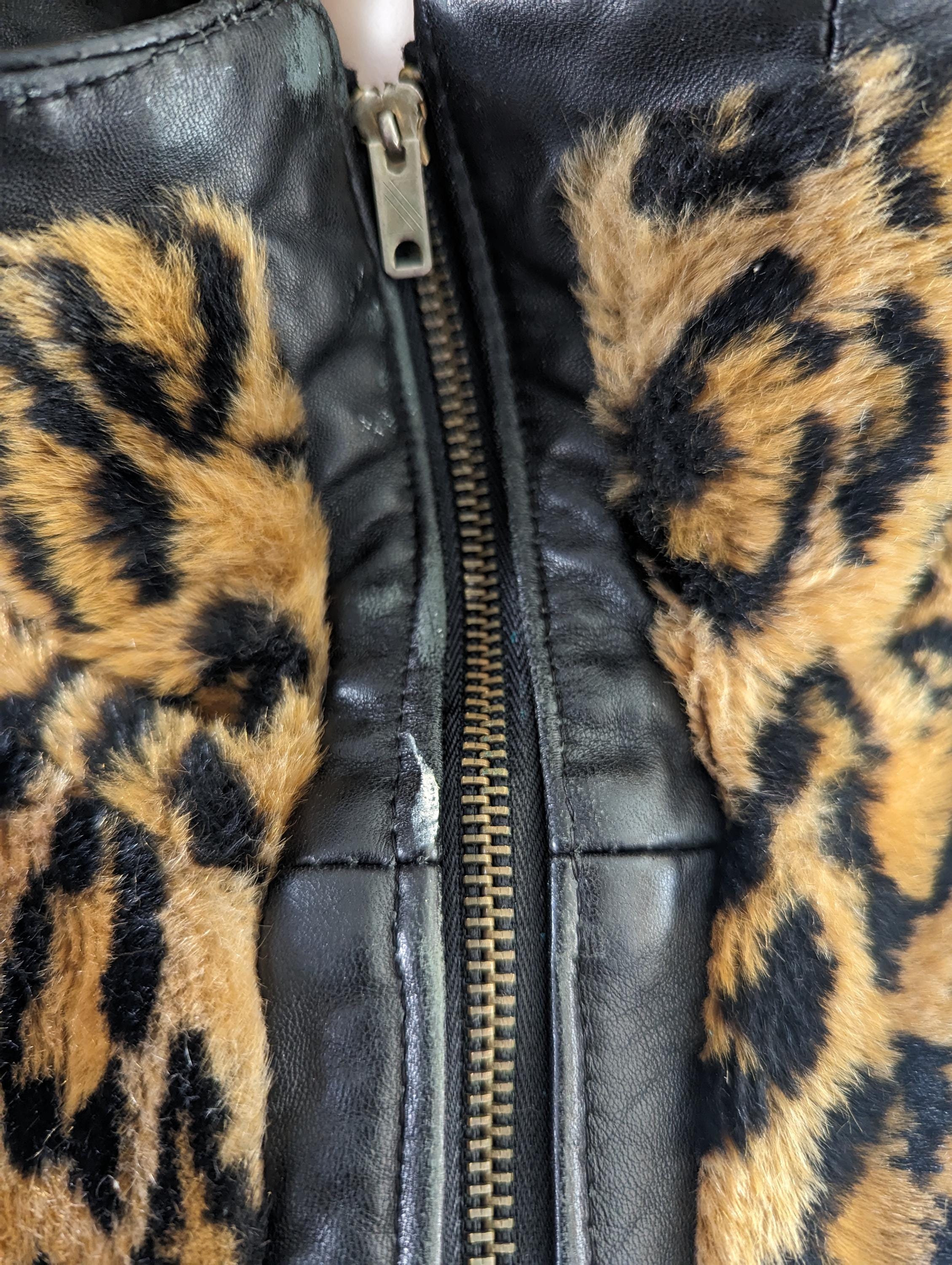 Vintage 80s J Percy for Marvin Richards Reversible Faux Fur