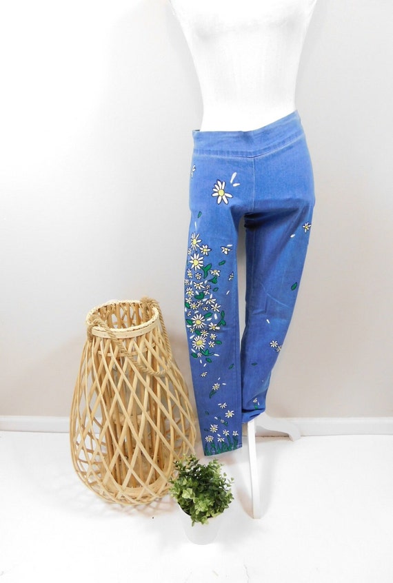 90s hotsell painted jeans