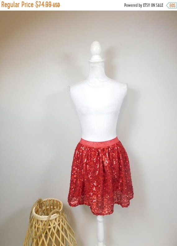 Vintage metallic gold skirt silver Sparkle elastic waist lined Shimmer shine hippie mod boho
