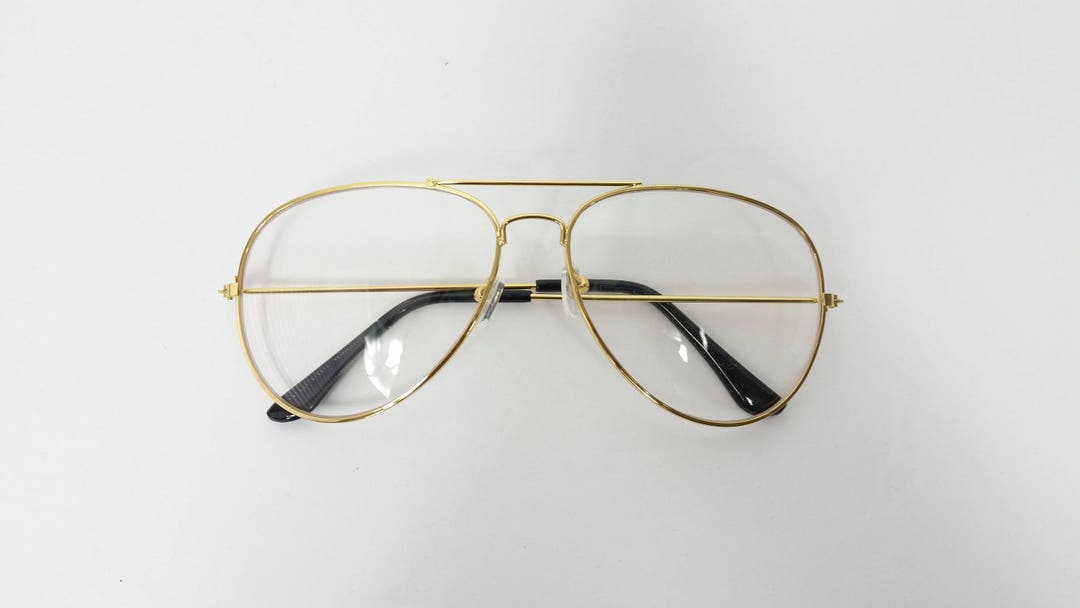 vintage-00s-clear-transparent-aviator-pilot-style-gold-metal-frame