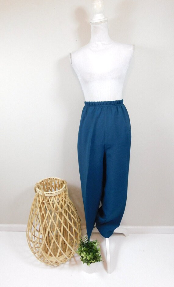 パンツ 80s Vintage Flatfront Wide Slacks Talon TWP Drew Wide Leg Pants