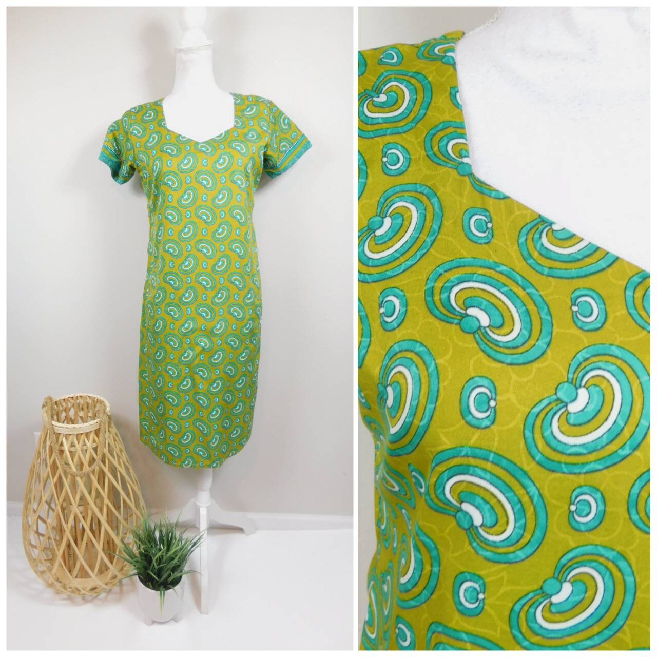 Kelly Green Tunic Dress - Etsy