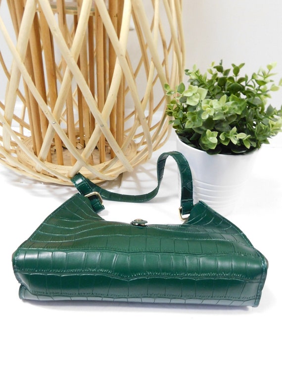 PRANG CROCODILE HORNBACK LEATHER HANDBAG : CLB0036HKLR