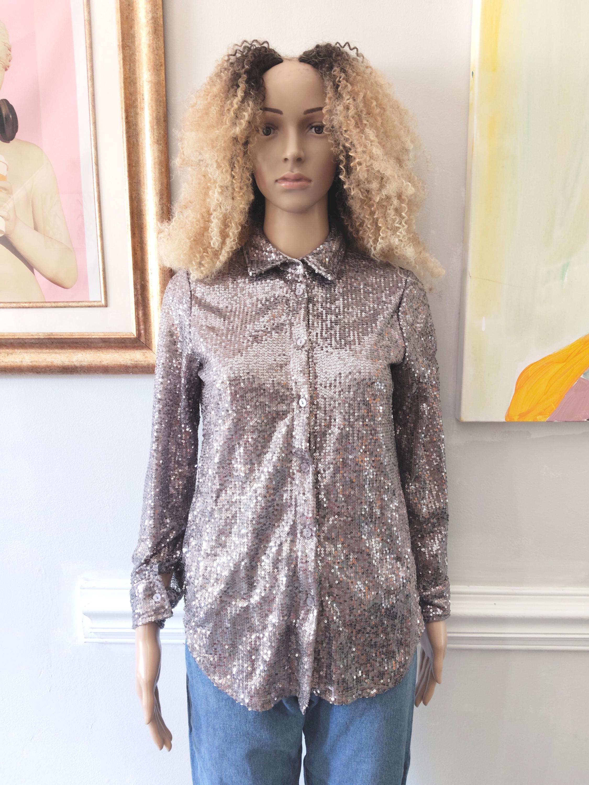 00s Glitter Top - Etsy