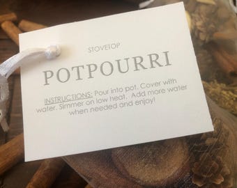Stovetop Potpourri Aromatherapy (Fall Spirit, Autumn Air & Walk In The Woods Scents)