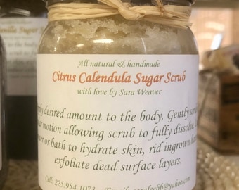 Citrus Sugar Scrub