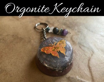 Orgonite ™ Keychain | Orgone Energy Keychain for Chakra Healing