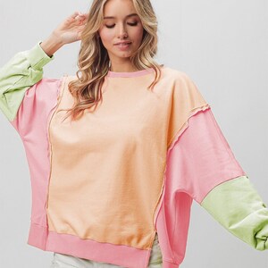 Colorful sweatshirt on sale
