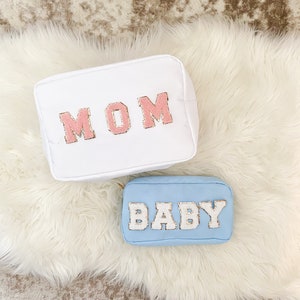 Mom Baby Bag With Patches Diaper Bag Organizer Pouch Baby Shower Gift  Baby Bag Organizer Personalized Bag For Mom Pouch New Mom Gift