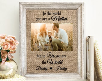 Wife Christmas Gift For Wife Custom Mothers Day Picture Frame Mothers Day Personalized Gift Mothers Day Frame Gift With Names